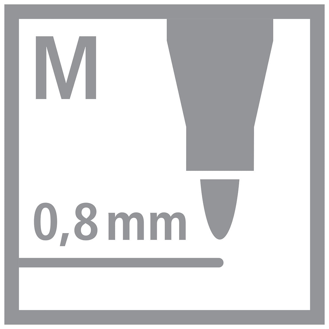 STABILO dr!ver Premium Felt-Tip Pen Set of 4 Medium