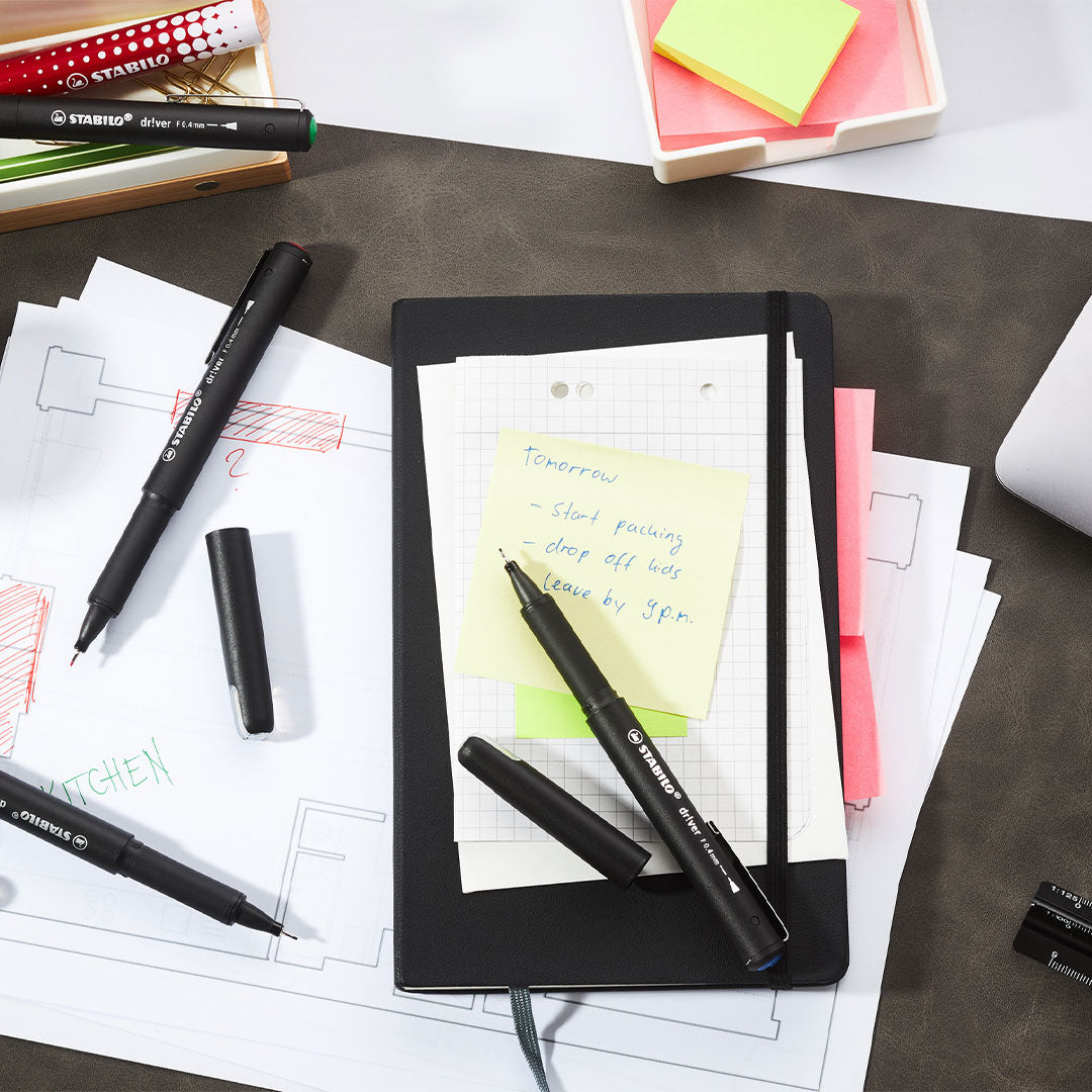 STABILO dr!ver Premium Fineliner Set of 4 Fine