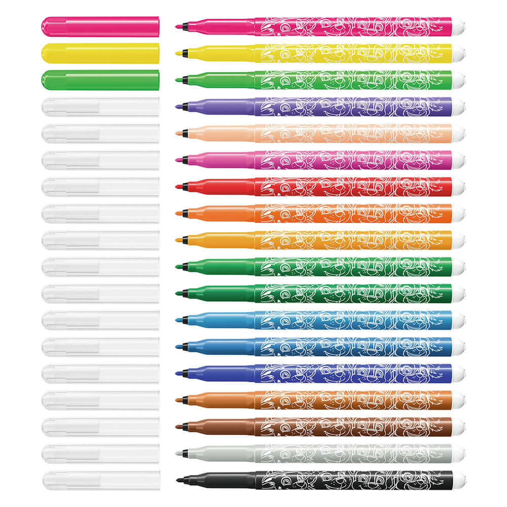 STABILO Trio A-Z PAW Patrol Fibre-Tip Pen Set of 18 Assorted Colours