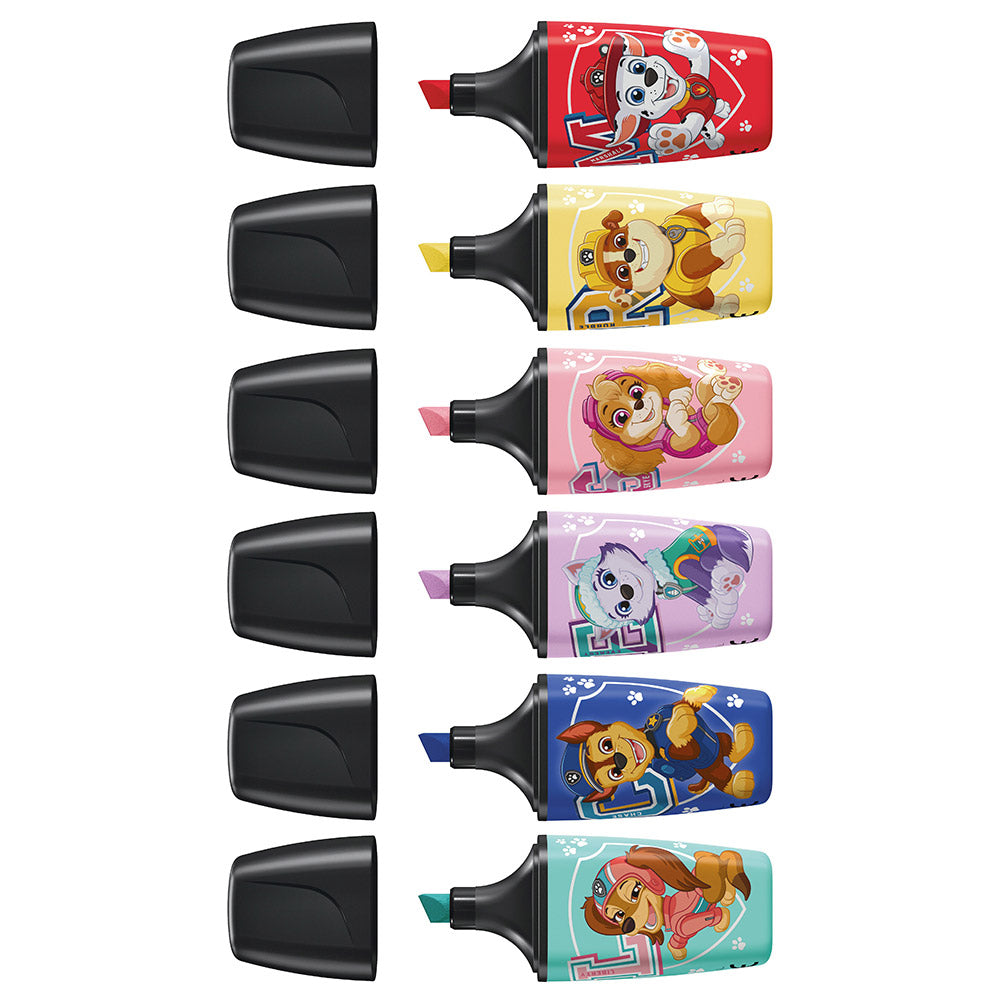 STABILO BOSS MINI PAW Patrol Highlighter Set of 5 Assorted Colours