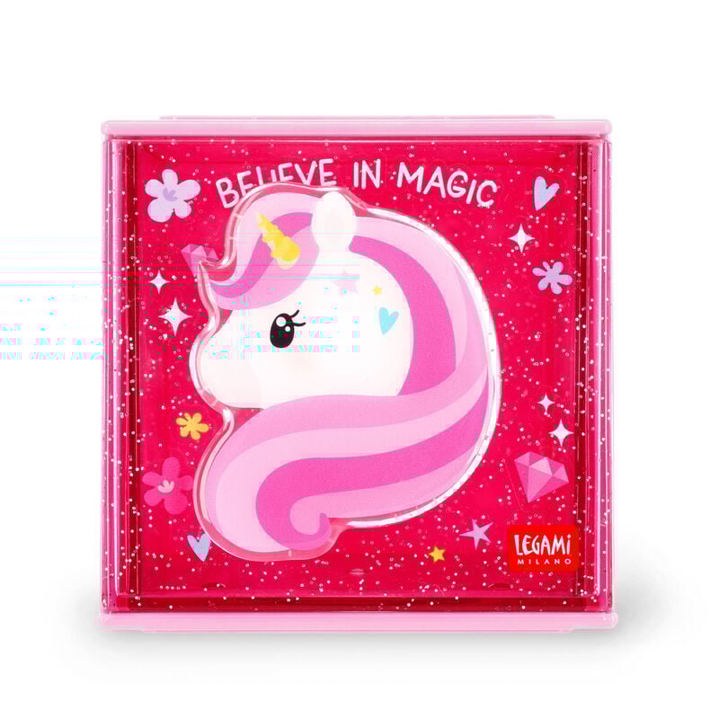Legami Cutie Cube Stackable Organiser Unicorn