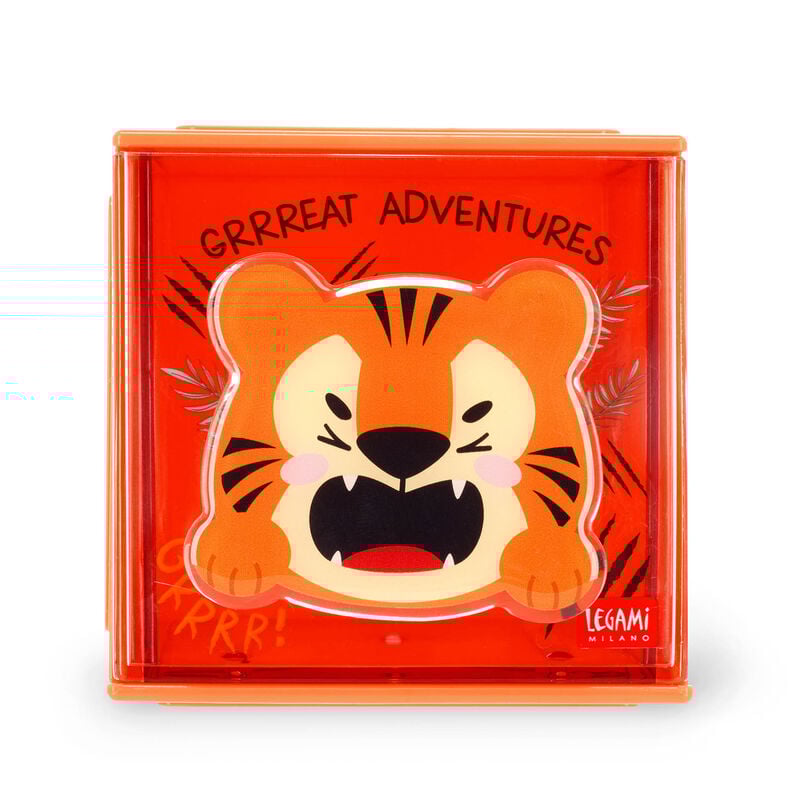 Legami Cutie Cube Stackable Organiser Tiger