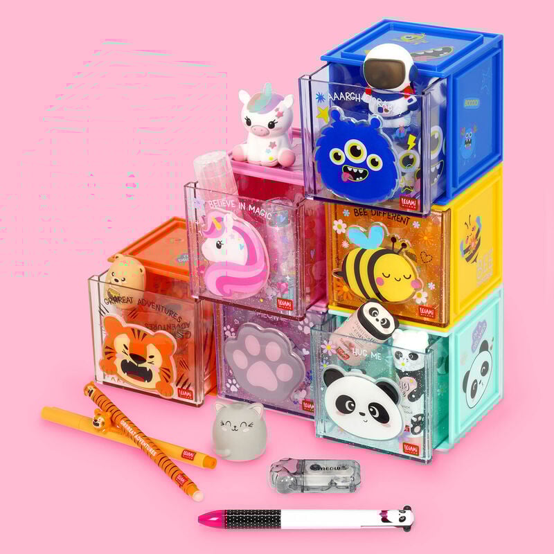 Legami Cutie Cube Stackable Organiser Bee