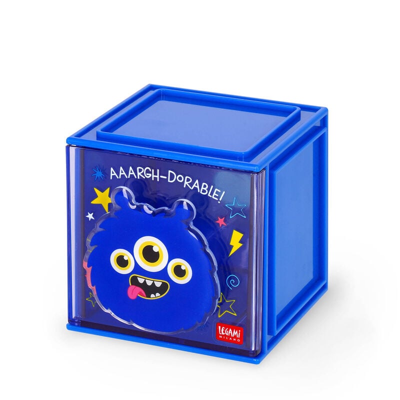 Legami Cutie Cube Stackable Organiser Monster