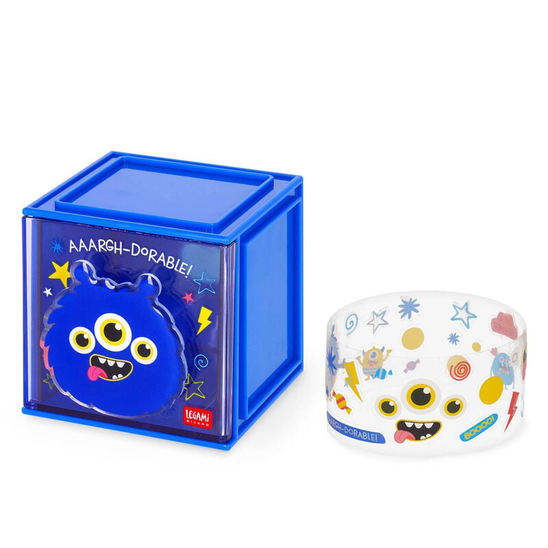 Legami Cutie Cube Stackable Organiser Monster
