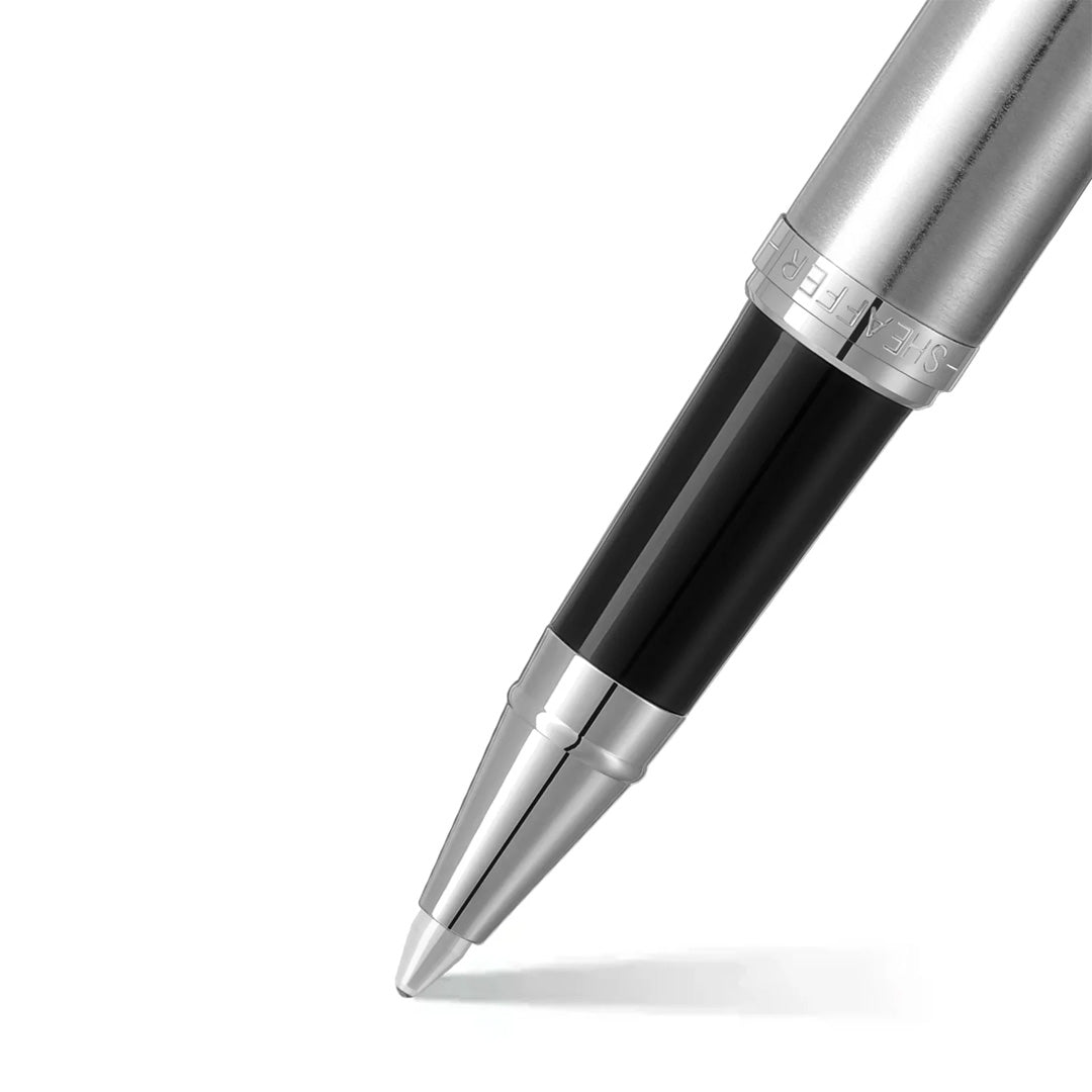 Sheaffer VFM E9426 Rollerball Pen Brushed Chrome With Chrome Trim