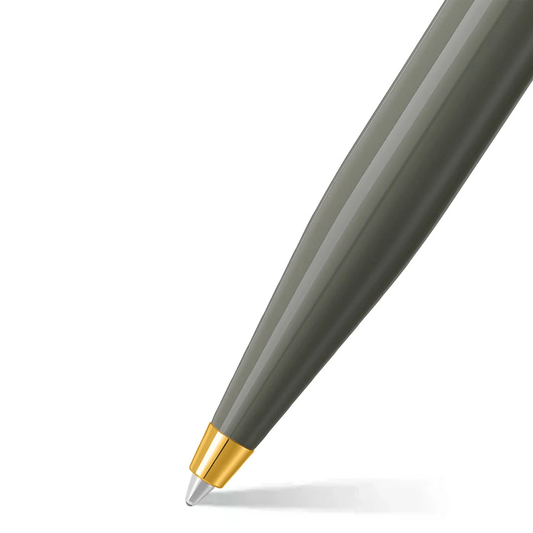 Sheaffer VFM E9427 Ballpoint Pen Light Grey With PVD Gold Trim