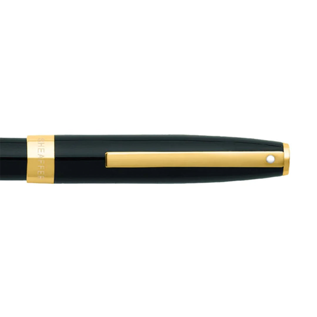 Sheaffer Sagaris E9471 Rollerball Pen Glossy Black with Gold Tone Trim