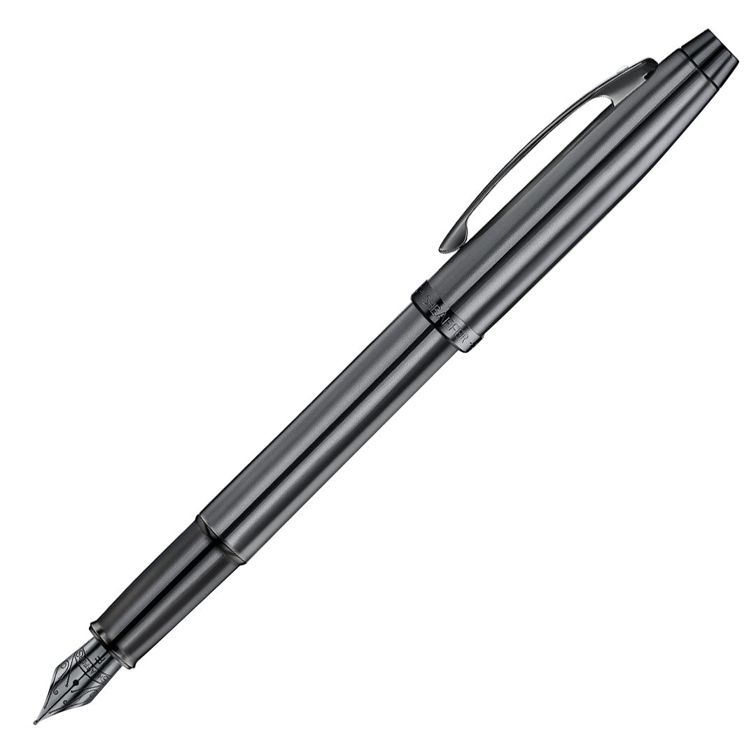 Sheaffer 100 E9375 Fountain Pen Ionic Gunmetal Grey with PVD Trim