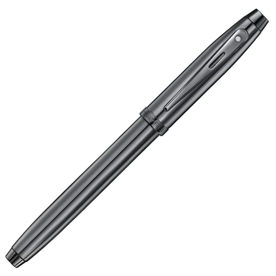 Sheaffer 100 E9375 Rollerball Pen Ionic Grey Gunmetal with PVD Trim