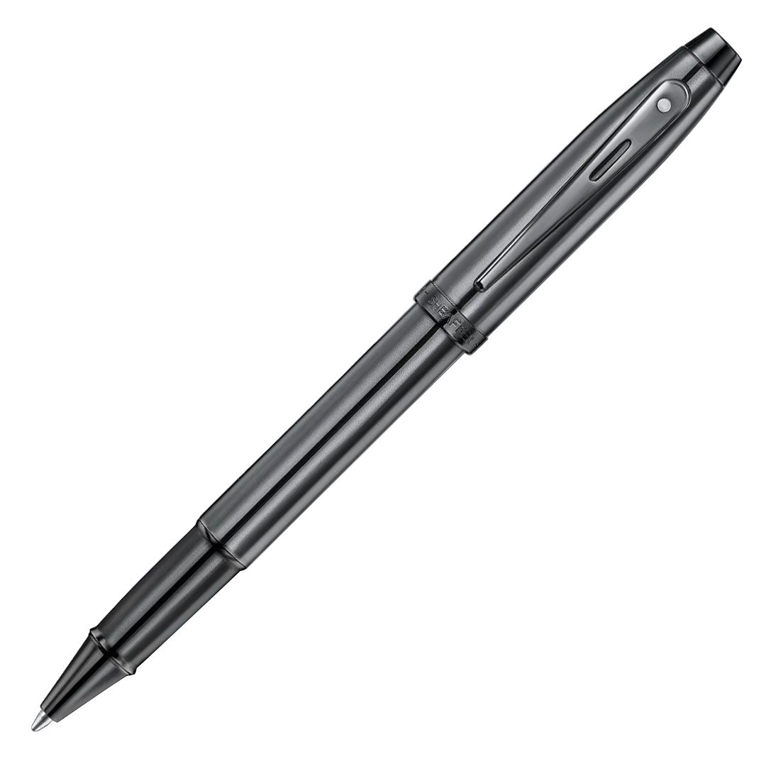 Sheaffer 100 E9375 Rollerball Pen Ionic Grey Gunmetal with PVD Trim