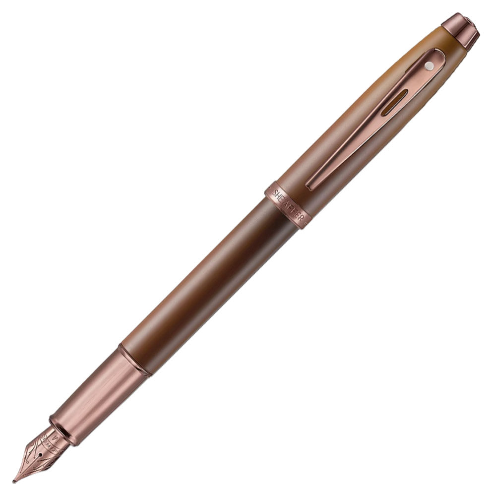 Sheaffer 100 G9374 Fountain Pen Coffee Edition with Pen Pouch