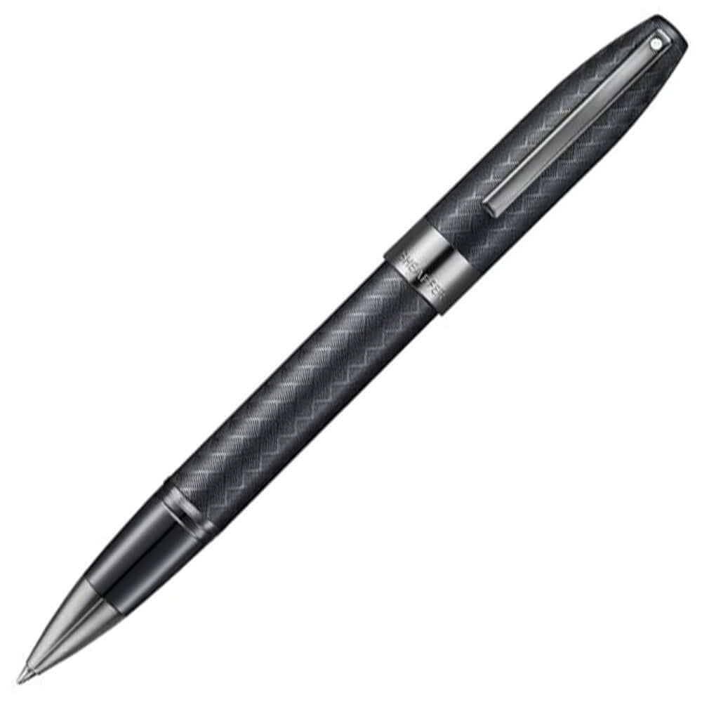 Sheaffer Legacy Chevron 9066 Rollerball Pen Matte Black with PVD Gunmetal Trims