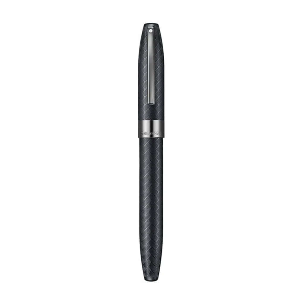 Sheaffer Legacy Chevron 9066 Rollerball Pen Matte Black with PVD Gunmetal Trims