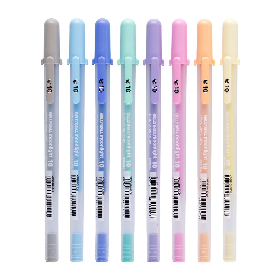 Sakura Gelly Roll Moonlight Set of 8 Pastel