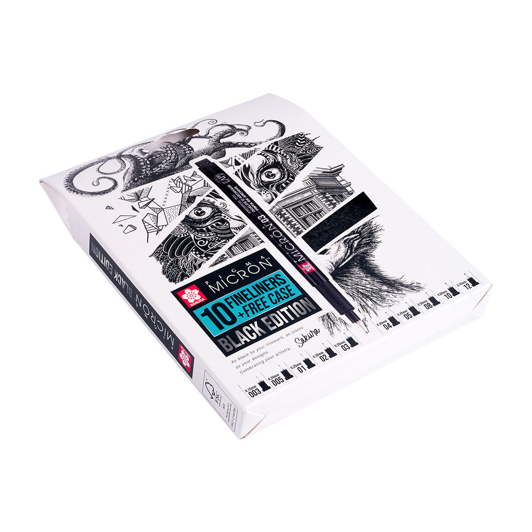 Sakura Pigma Micron Drawing Pen Set of 10