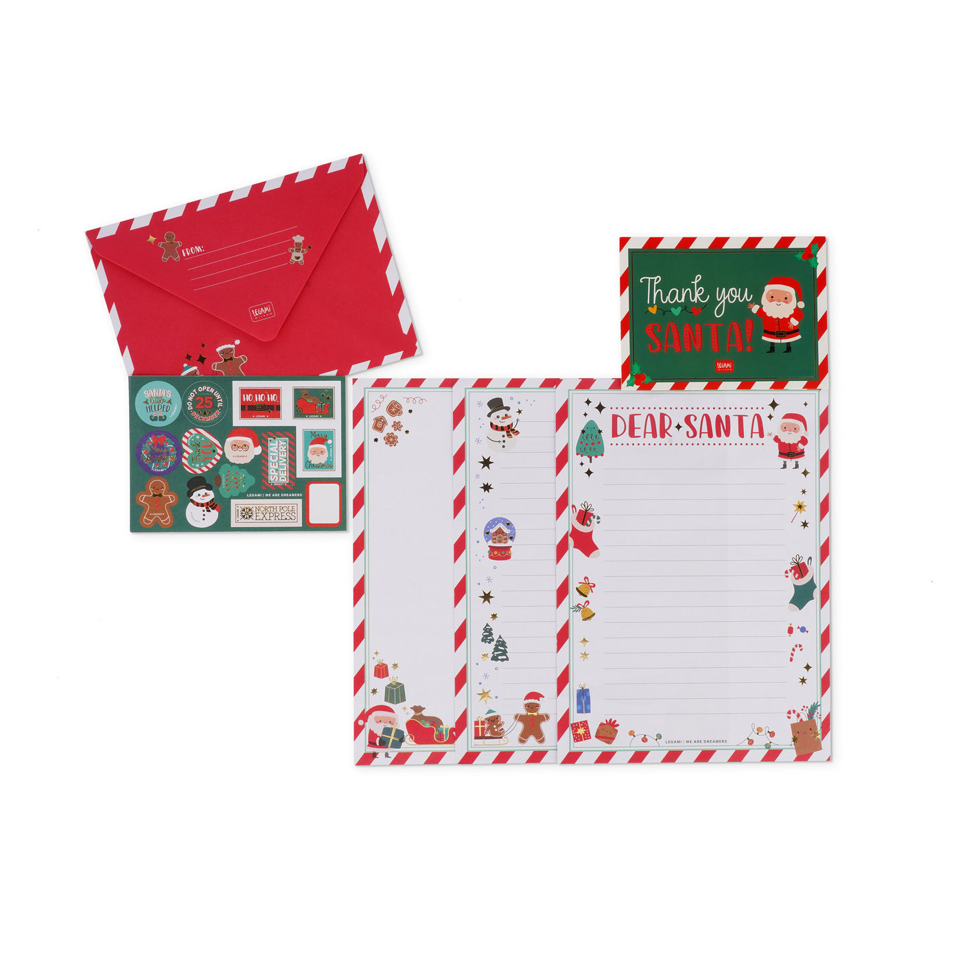 Legami Dear Santa Letter Writing Kit