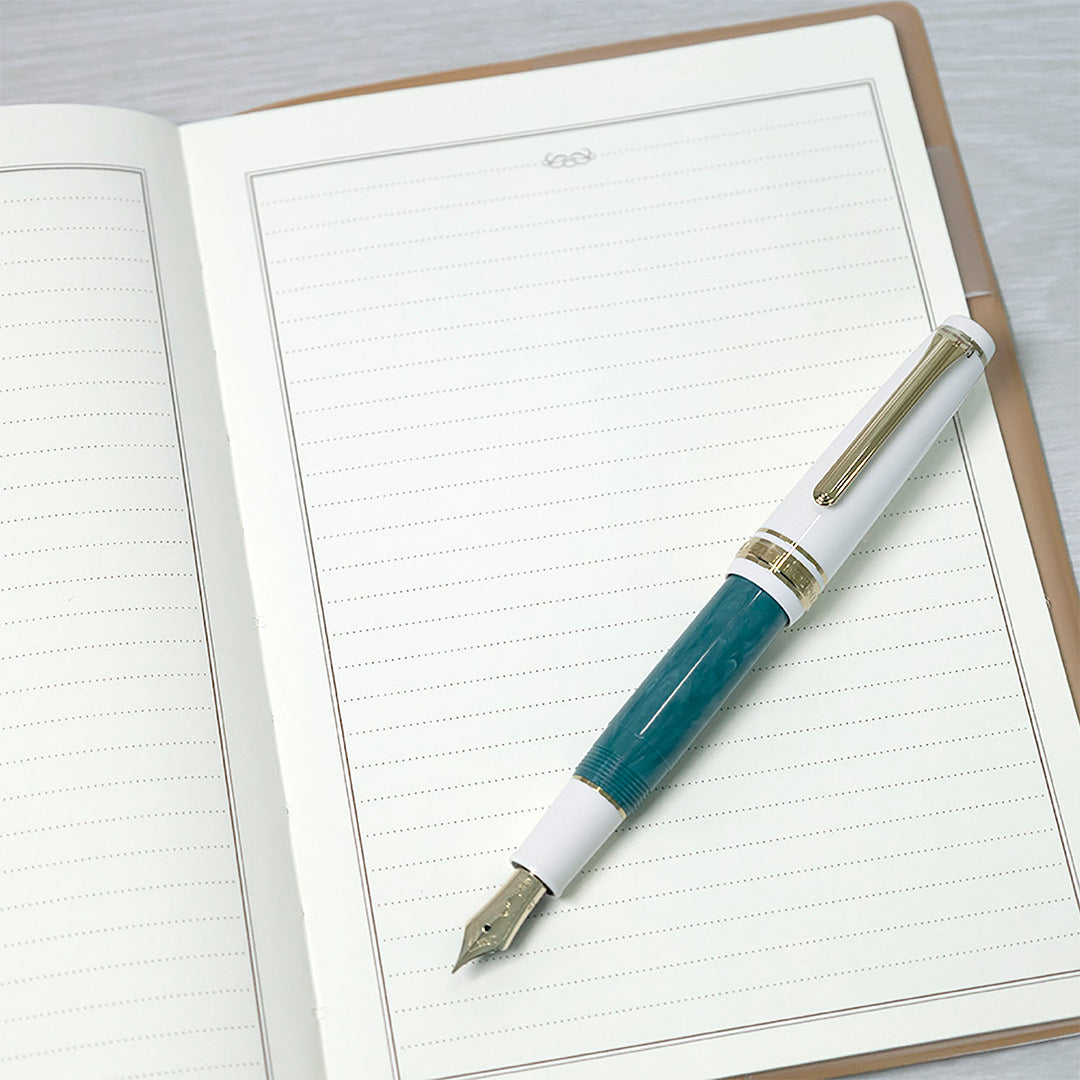 Sailor Professional Gear Slim Mini Rencontre Limited Edition Fountain Pen Vert Sapin 14k Nib