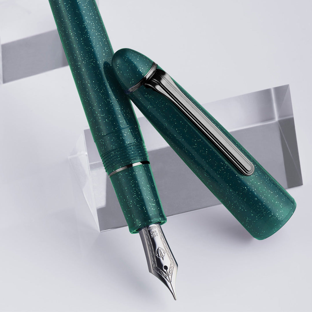 Sailor 1911 Large Fountain Pen Ringless Galaxy Crab Nebula 21k Nib