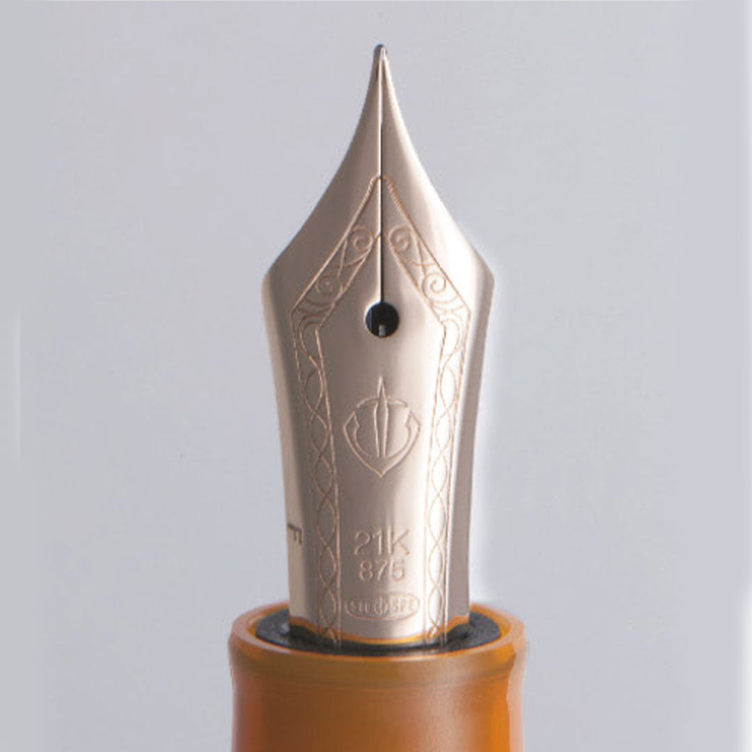 Sailor Professional Gear Slim Fountain Pen Veilio 3rd Edition Pearl Orange 21K Nib