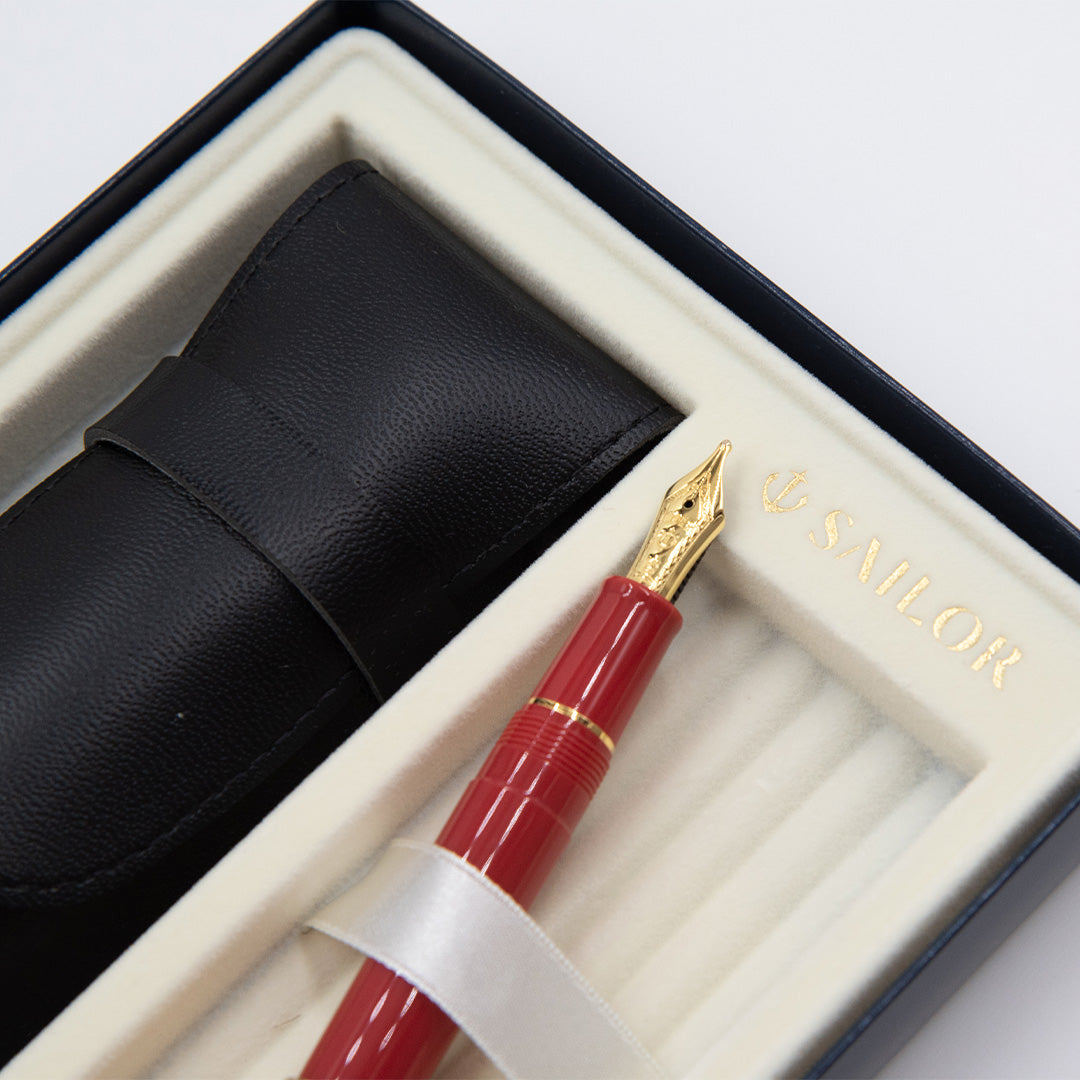 Sailor Professional Gear Slim Autumn Sky Fountain Pen and Pouch Gift Box