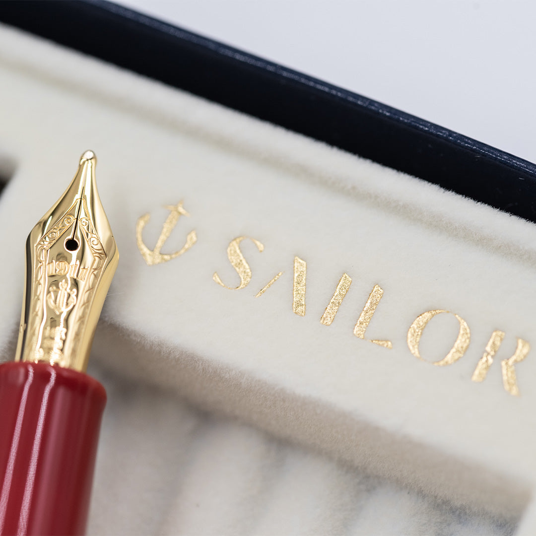 Sailor Professional Gear Slim Autumn Sky Fountain Pen and Pouch Gift Box