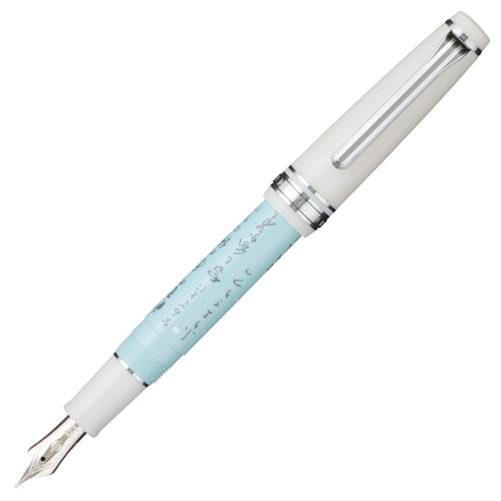 Sailor Professional Gear Slim Fountain Pen Seasonal Waka Poetry Winter 14k Nib