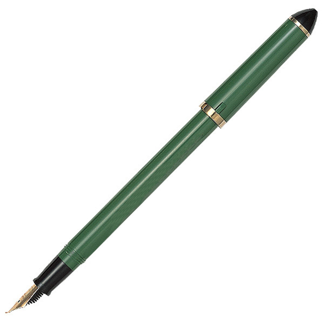 Sailor Fude de Mannen Calligraphy Fountain Pen Green