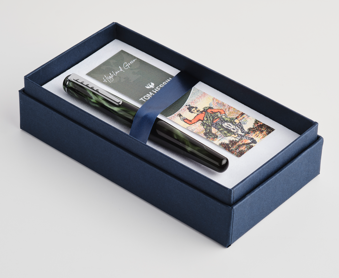 Tom Hessin Charles Collection Fountain Pen Highland Green