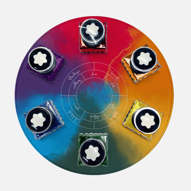 Montblanc Writers Edition Homage to Johann Wolfgang von Goethe Ink Bottle Set 6 x 30ml