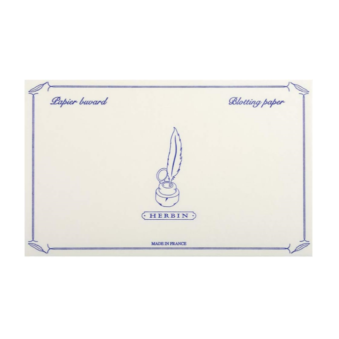 Herbin Blotting Paper White 12x19cm 10 sheets