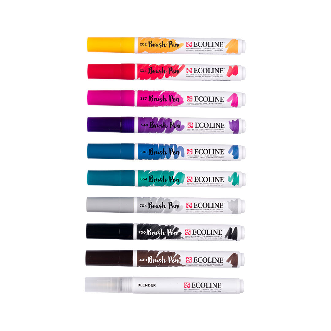 Royal Talens Ecoline Brushpen Set of 10 Galaxy