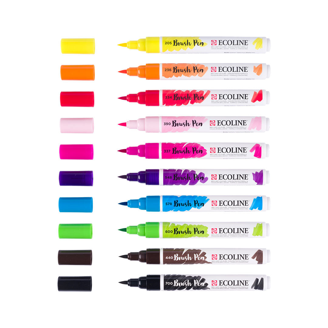Royal Talens Ecoline Brushpen Set of 10 Bright