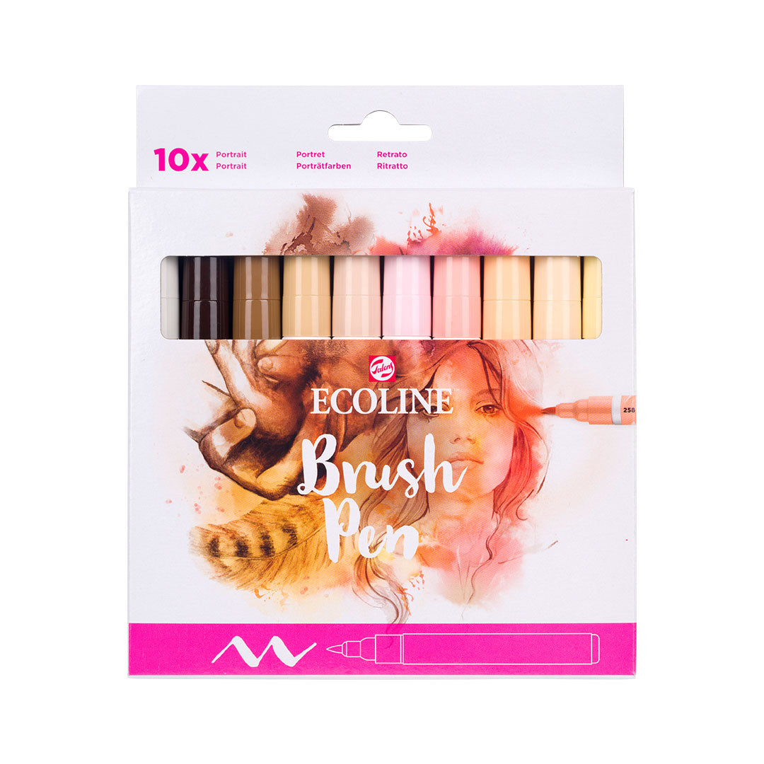 Royal Talens Ecoline Brushpen Set of 10 Skin