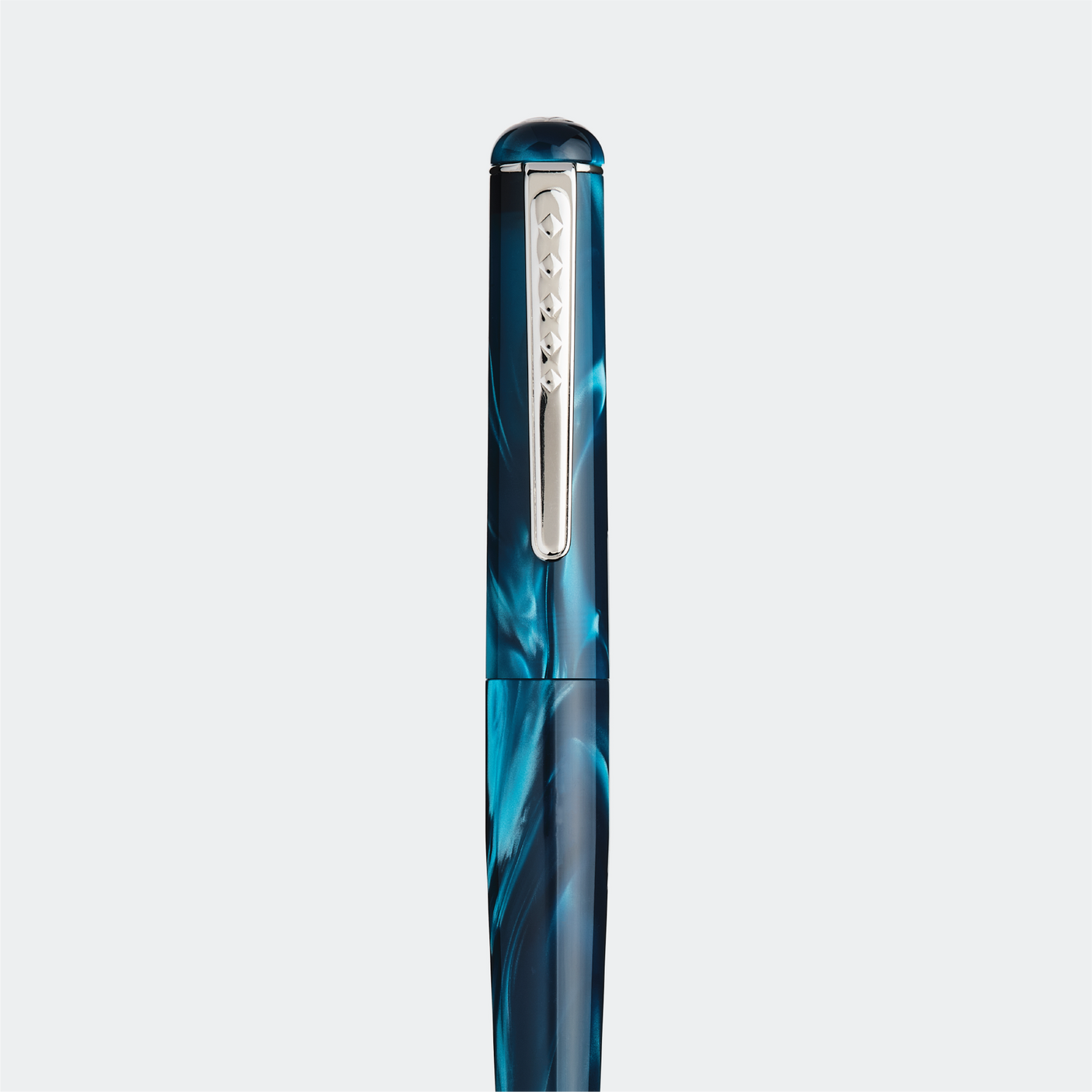 Tom Hessin Charles Collection Fountain Pen Thames Blue