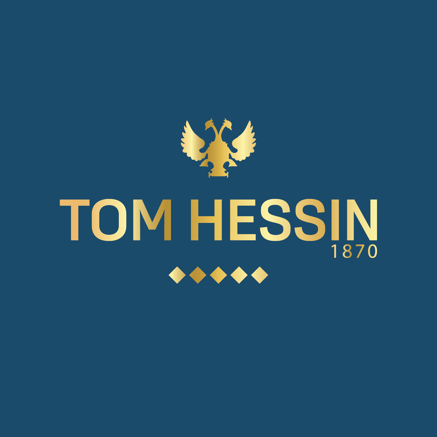 Tom Hessin Charles Collection Fountain Pen Thames Blue