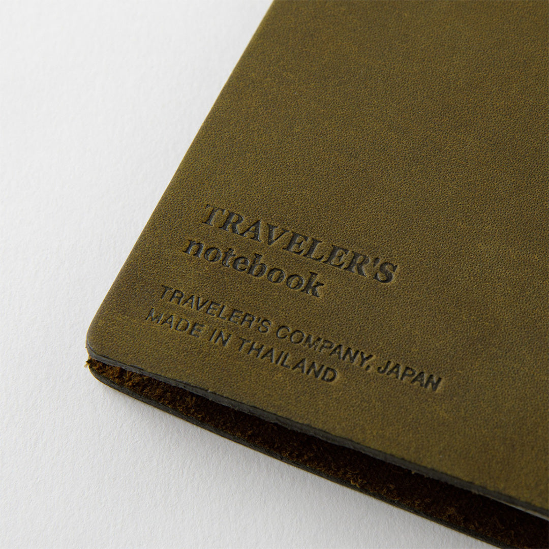 TRAVELER'S COMPANY Traveler's Notebook Leather Olive by TRAVELER'S COMPANY at Cult Pens