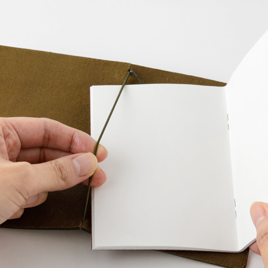 TRAVELER'S COMPANY Traveler's Notebook Leather Passport Size Olive by TRAVELER'S COMPANY at Cult Pens