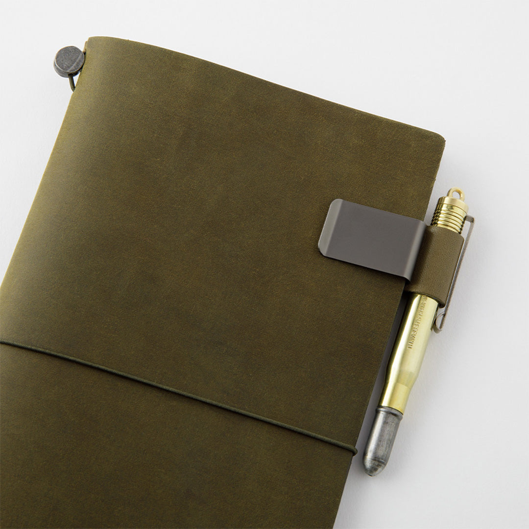 TRAVELER'S COMPANY Penholder Medium Olive by TRAVELER'S COMPANY at Cult Pens