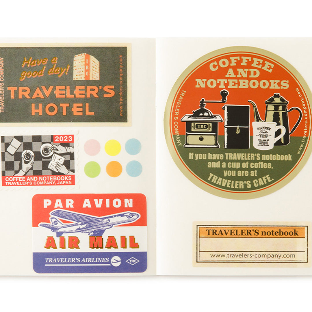 TRAVELER'S COMPANY Notebook Refill Passport Size Sticker Release Paper by TRAVELER'S COMPANY at Cult Pens