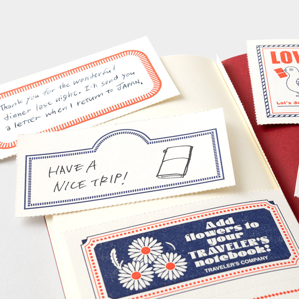 TRAVELER'S COMPANY Notebook Refill LOVE AND TRIP