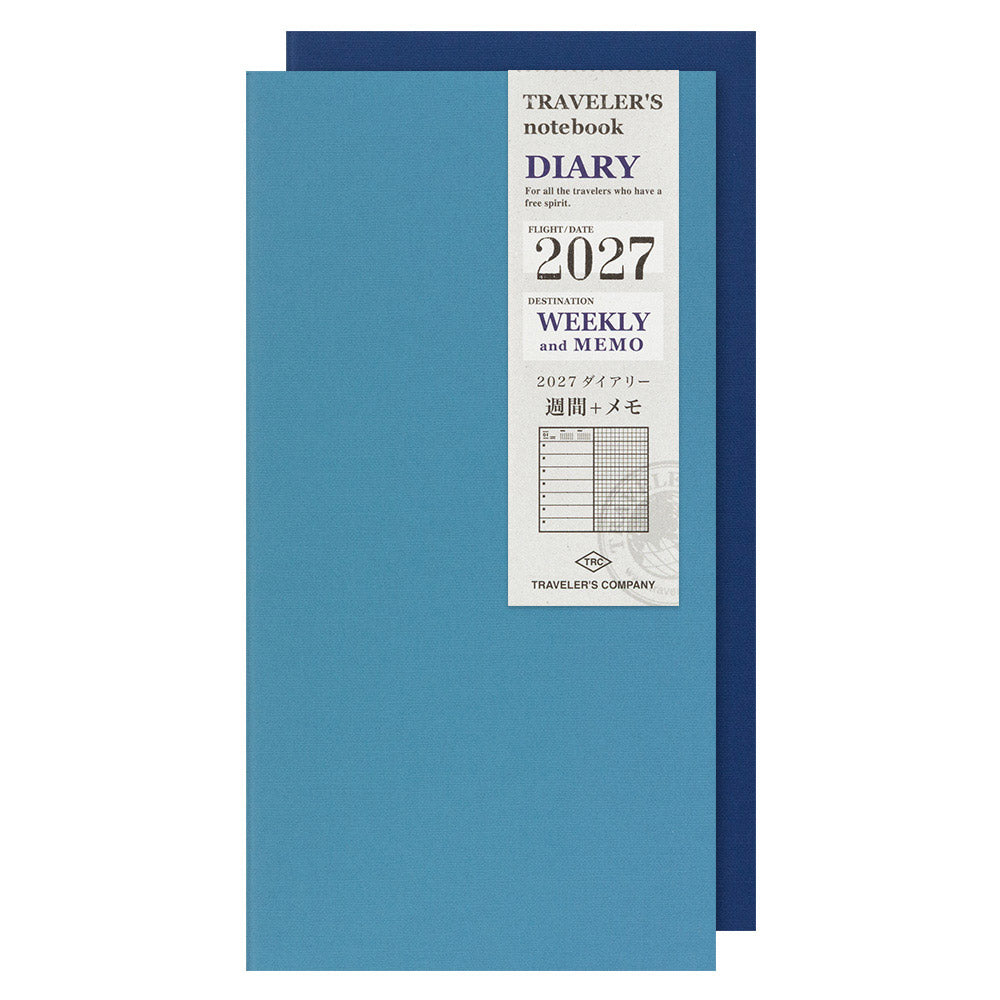 TRAVELER'S Company 2027 Notebook Refill Weekly & Memo