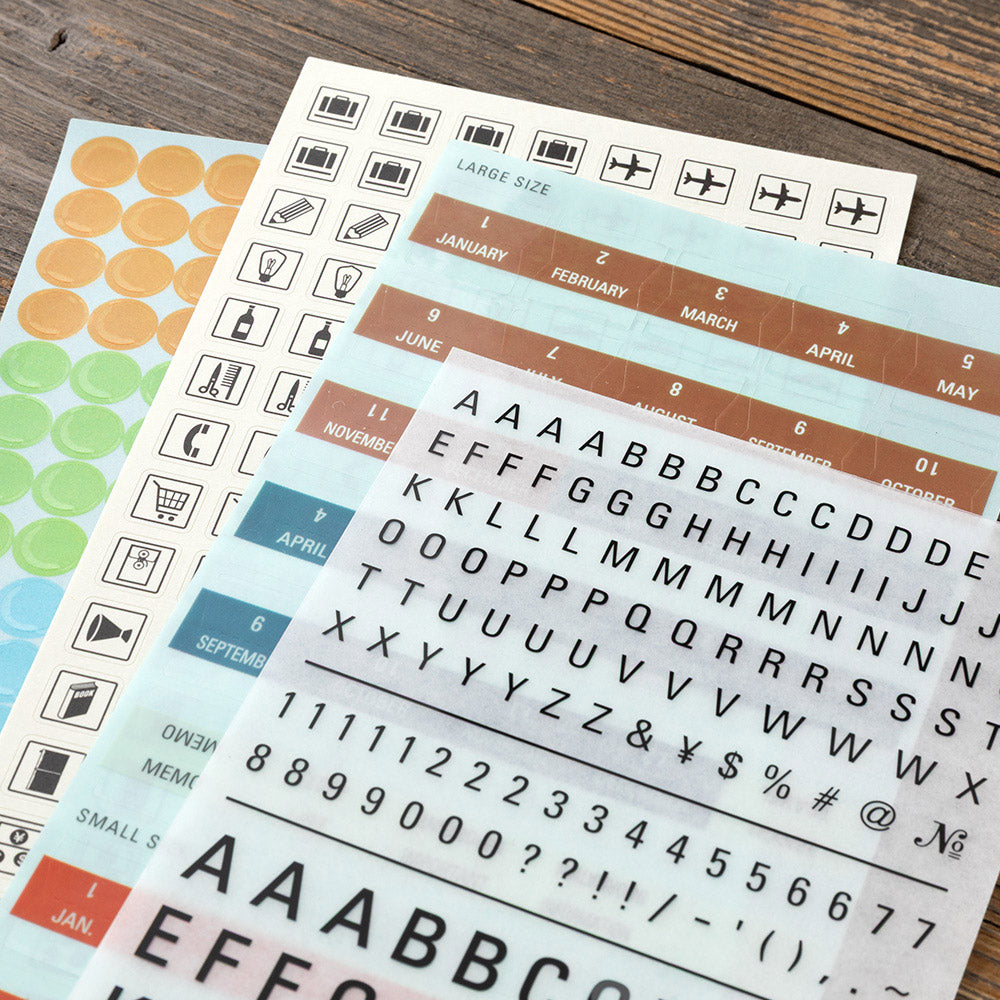 TRAVELER'S Company Customized Sticker Set for Diary 2027