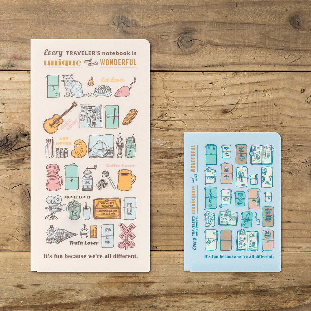 TRAVELER'S Company Notebook Clear Folder 2027