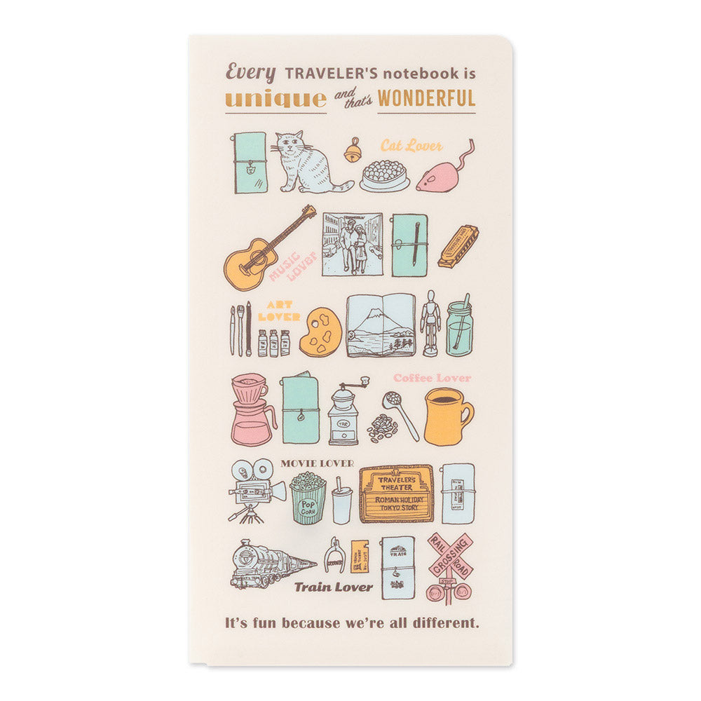 TRAVELER'S Company Notebook Clear Folder 2027