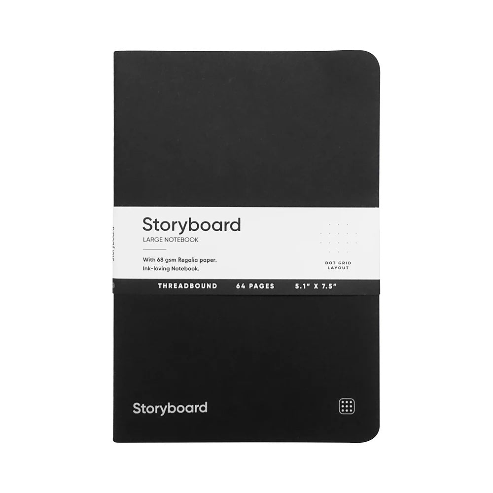 Endless Storyboard Large Notebook Black