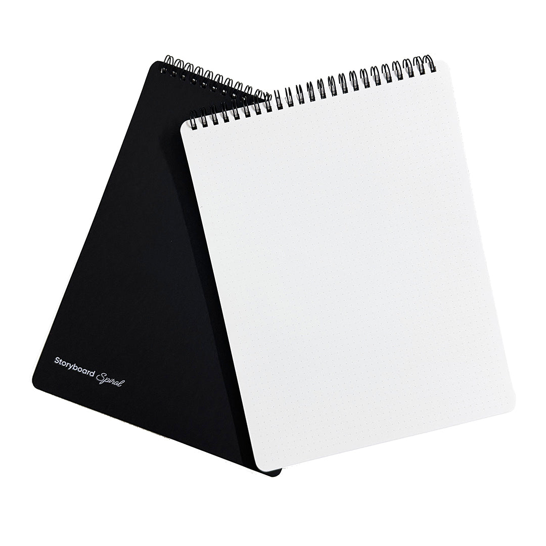 Endless Storyboard Spiral Notebook A4 Black