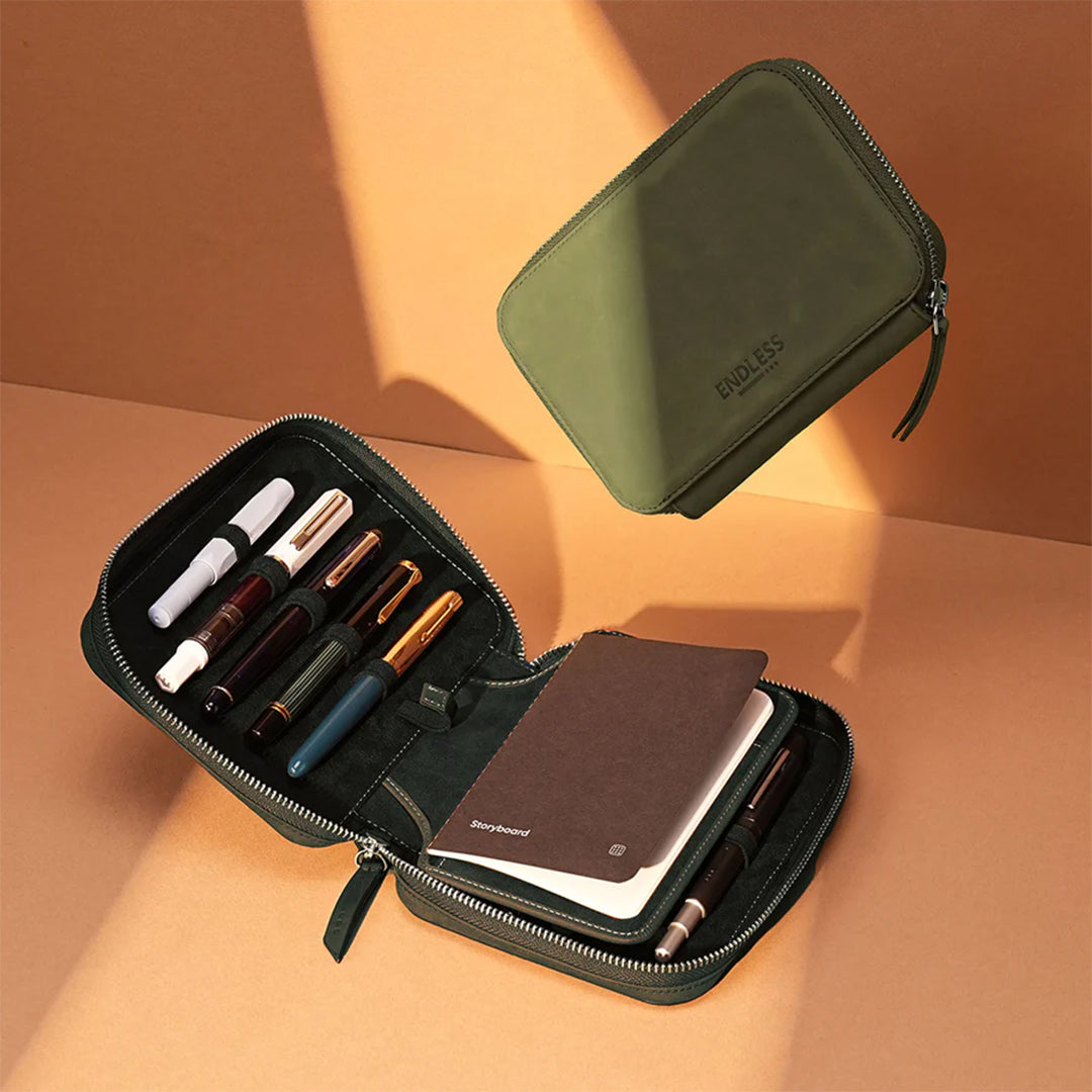 Endless Companion 10-Pen Pouch Green