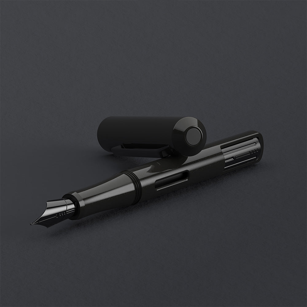 Endless Captiva Stealth Fountain Pen Black