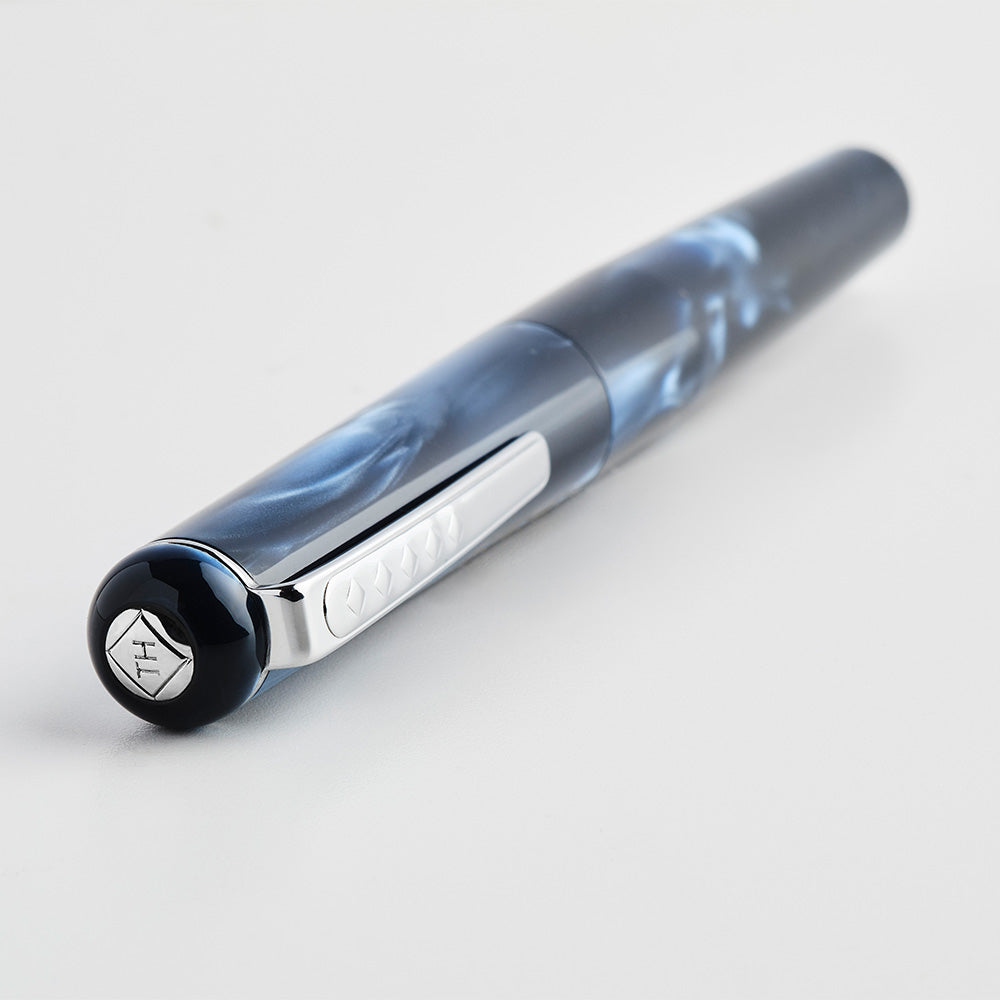 Tom Hessin Charles Collection Fountain Pen Signature Blue